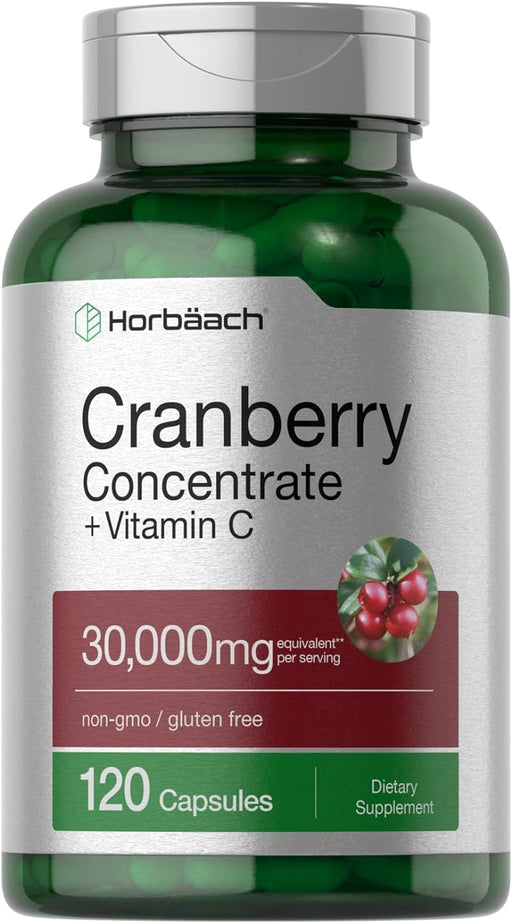 Horbaach - Píldoras de extracto de concentrado de arándano + vitamina C| 120 cápsulas - Quierox - Tienda Online