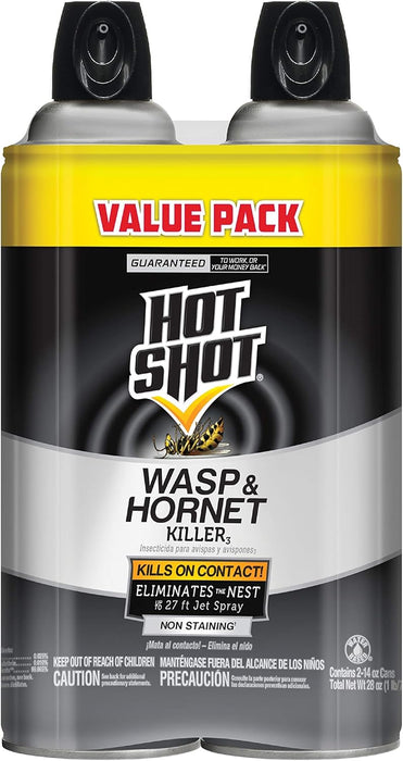 Hot Shot Aerosol asesino de avispas y avispón, spray de chorro - Quierox - Tienda Online