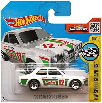 Hot Wheels 2016 - Gráficos de velocidad HW 70 FOR ESCORT RS1600 - Quierox - Tienda Online