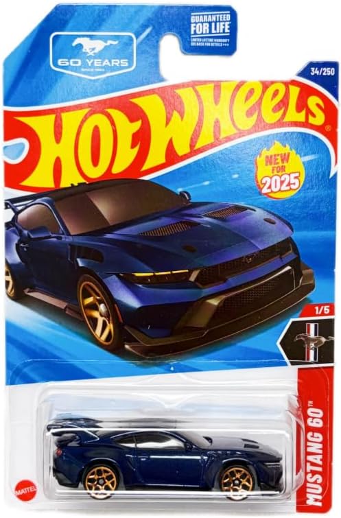 Hot Wheels Ford Mustang GTD [Azul Oscuro] Mustang 60 1/5 - Quierox - Tienda Online
