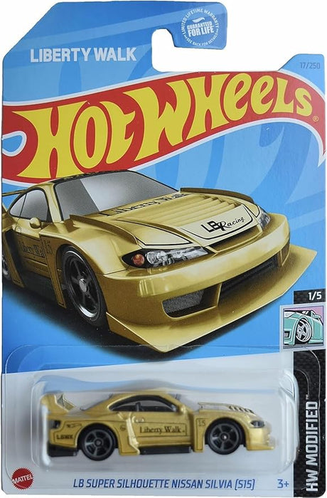 Hot Wheels LB Super Silhouette Nissan Silvia, HW Modificado 1/5 [Oro] - Quierox - Tienda Online