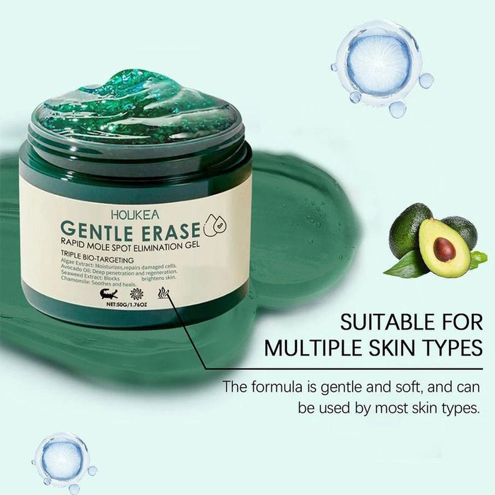 Houkea Gel para eliminar lunares y marcas en la piel. Reduce la opacidad y las imperfecciones de la piel, 50g - Quierox - Tienda Online