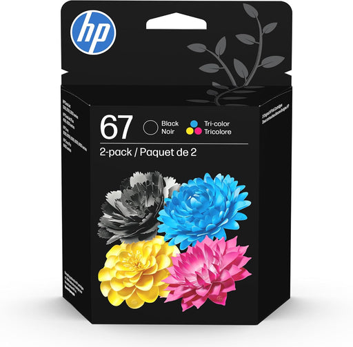 HP 67 cartuchos de tinta negro/tricolor (pack de 2) Compatible con tinta instantánea - Quierox - Tienda Online