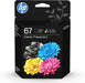 HP 67 cartuchos de tinta negro/tricolor (pack de 2) Compatible con tinta instantánea - Quierox - Tienda Online