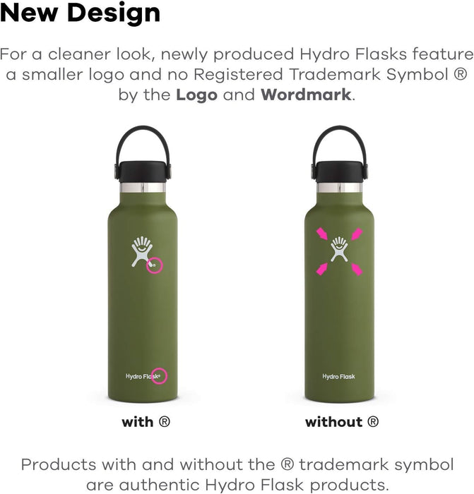 Hydro Flask Botella de agua con boca estándar y tapa flexible, 32 oz, color lila - Quierox - Tienda Online