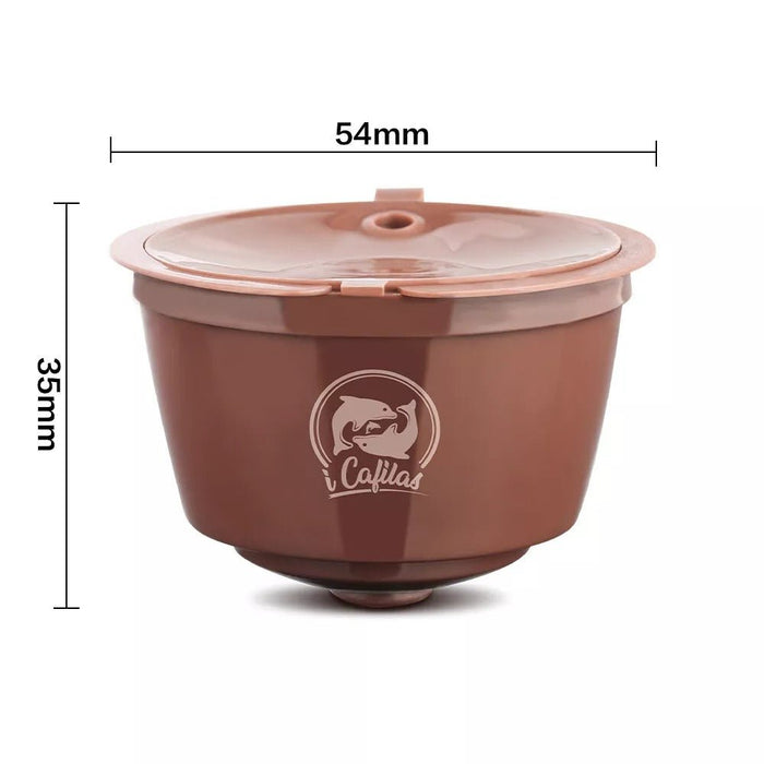 i Cafilas Recargable Reusable Coffee Capsule Filter Pod para Nescafe Dolce Gusto - Quierox - Tienda Online