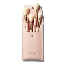 ICONIC LONDON Set de brochas de maquillaje glamurosas para bolso - Quierox - Tienda Online