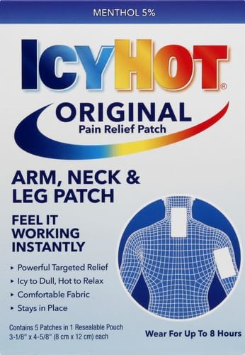 Icy Hot Extra Strength Parche medicado, pequeño, caja de 5 unidades - Quierox - Tienda Online