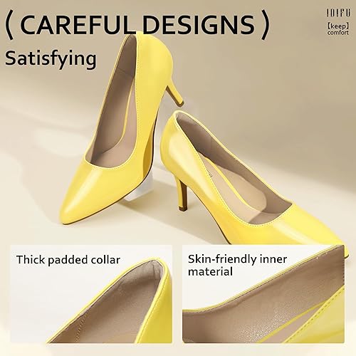 IDIFU - Tacones altos con punta cerrada para mujer de aguja puntiagudos - Quierox - Tienda Online