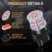 iFunyLED 4 piezas 3157 bombilla LED para luz de freno y luz trasera 12V-24V súper brillante - Quierox - Tienda Online