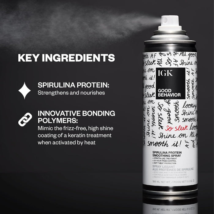 IGK GOOD BEHAVIOR Spray | Tratamiento similar a la queratina + control de encrespamiento - Quierox - Tienda Online