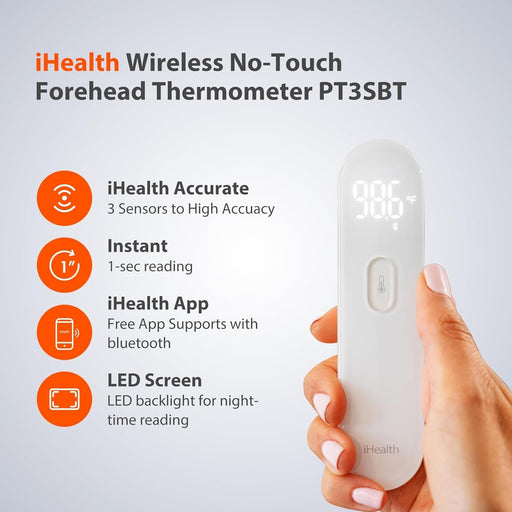 iHealth Termómetro inteligente Bluetooth para adultos y niños - Quierox - Tienda Online