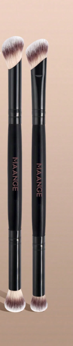 MAANGE Set de 4pcs de brochas de maquillaje profesionales de doble cabezal