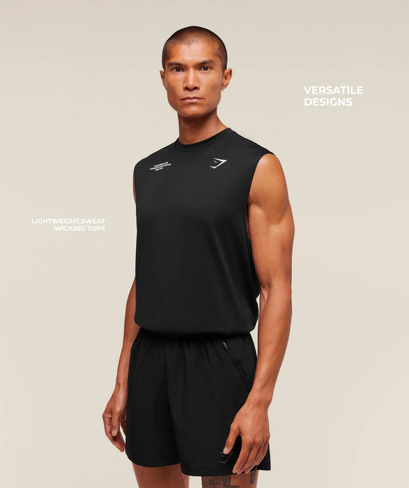 Gymshark Camiseta de tirantes del club de acondicionamiento ajuste extragrande