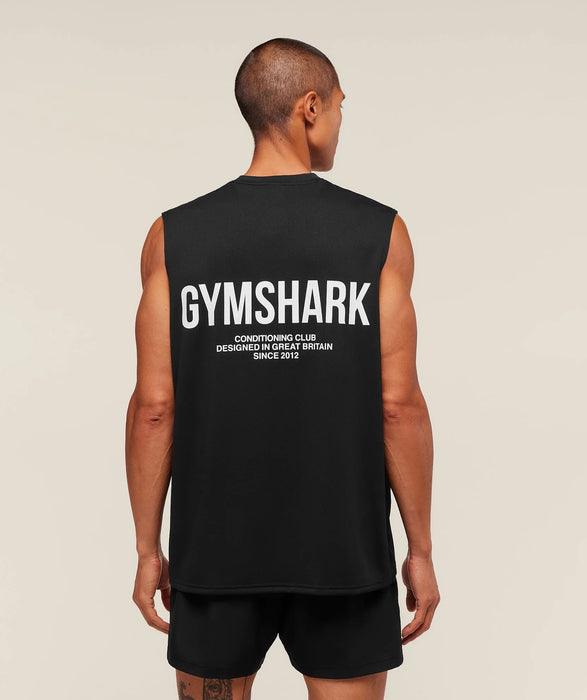 Gymshark Camiseta de tirantes del club de acondicionamiento ajuste extragrande