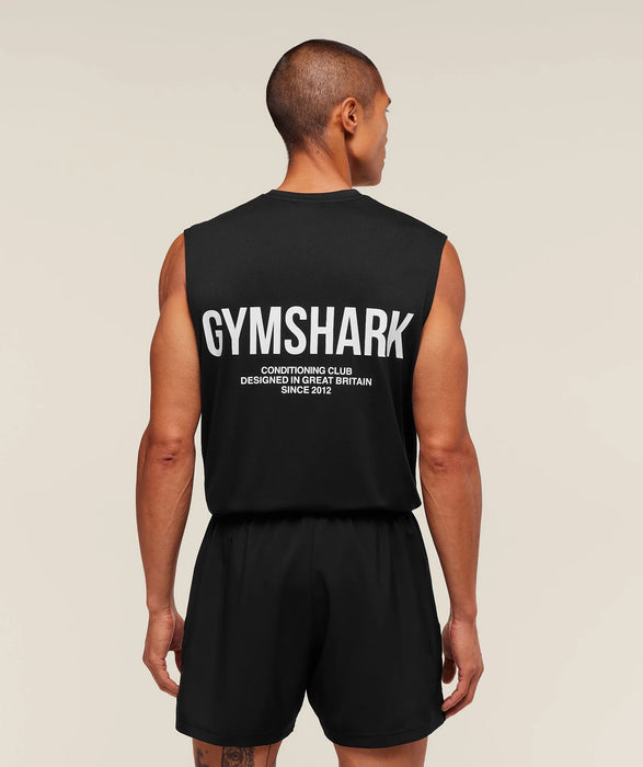 Gymshark Camiseta de tirantes del club de acondicionamiento ajuste extragrande