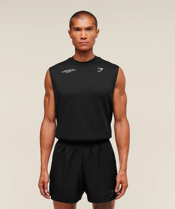 Gymshark Camiseta de tirantes del club de acondicionamiento ajuste extragrande