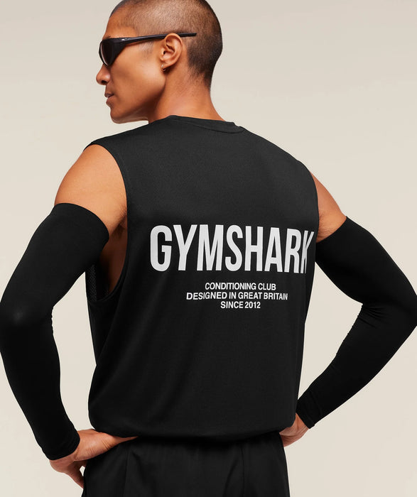 Gymshark Camiseta de tirantes del club de acondicionamiento ajuste extragrande