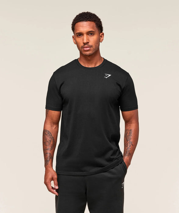 Gymshark Camiseta con escudo de ajuste regular