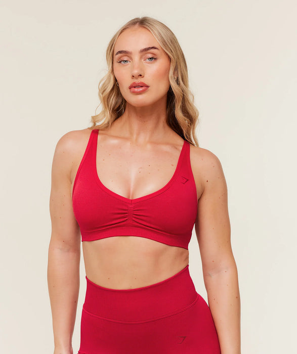 Sujetador deportivo sin costuras con efecto lifting