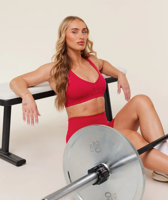Sujetador deportivo sin costuras con efecto lifting
