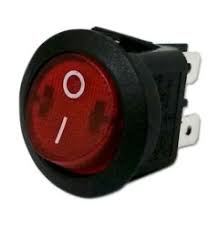 Interruptor de palanca Iluminado de 24V encendido apagado de 20mm