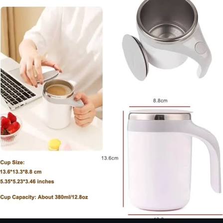 Vaso mezclador magnético totalmente automático inalámbrico eléctrico LSF-001 para batidos 380ml