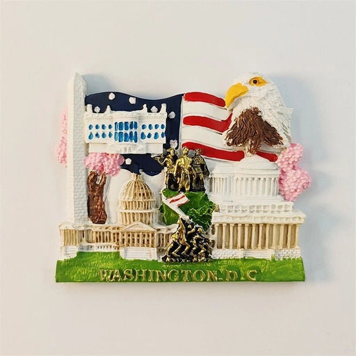 Imán de nevera 3D Washington DC USA America - Quierox - Tienda Online