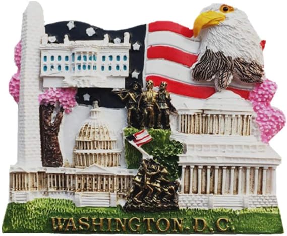 Imán de nevera 3D Washington DC USA America - Quierox - Tienda Online