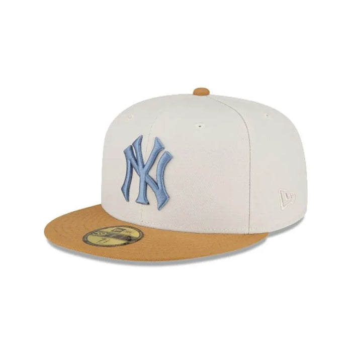 Gorra New Era 59Fifty 7 3/4 de los Yankees de Nueva York, color beige piedra