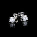 Imperiumjewelry Pendientes clásicos de botón (plata) - Quierox - Tienda Online