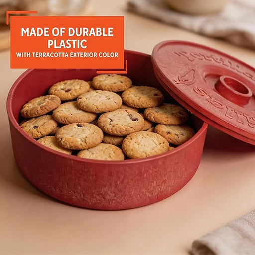 IMUSA Calentador de tortillas de 20 cm con tapa, plástico terracota - Quierox - Tienda Online