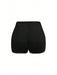 INAWLY Shorts de pista con ribete en contraste - Quierox - Tienda Online