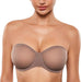 INLYRIC Sujetadores sin tirantes transparentes de malla para mujer - Quierox - Tienda Online