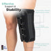 Inmovilizador ortopédico de rodilla Alpha Medical de 30 cm (12") de largo, ajustable - Quierox - Tienda Online