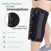 Inmovilizador ortopédico de rodilla Alpha Medical de 30 cm (12") de largo, ajustable - Quierox - Tienda Online