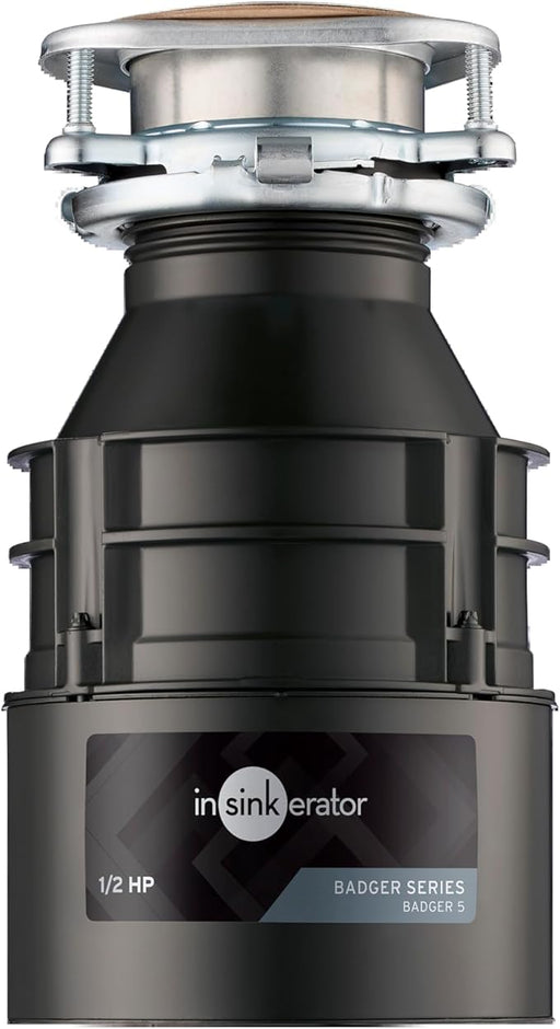 InSinkErator Badger 5 - Triturador de basura, serie estándar de 1/2 HP - Quierox - Tienda Online
