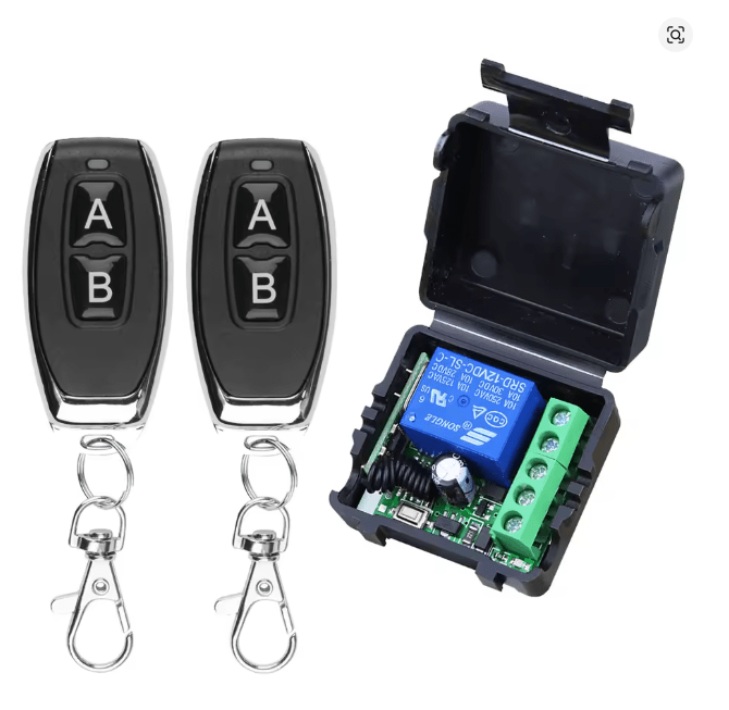 Interruptor de 2 control remoto universal para puerta de garaje, 433 MHz - Quierox - Tienda Online