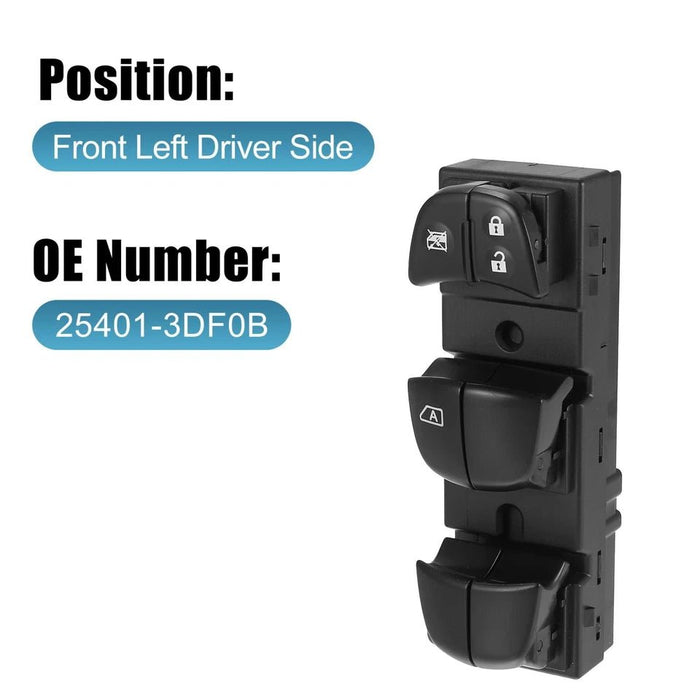 Interruptor de control maestro de ventana eléctrica de coche, para Nissan Juke - Quierox - Tienda Online