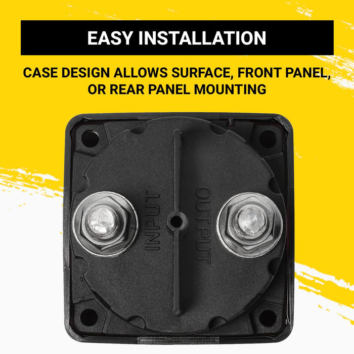 Interruptor de desconexión de batería Spartan Power de 300 A, de 12 V a 48 V, color negro. - Quierox - Tienda Online