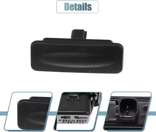 Interruptor de liberación del portón trasero del maletero (negro) - Quierox - Tienda Online