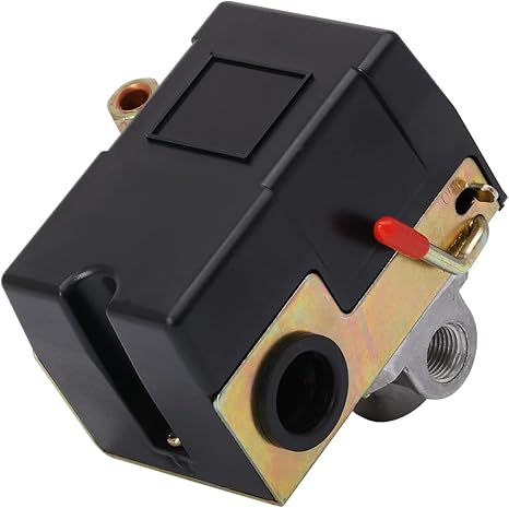Interruptor de presión para compresor de aire, 95 - 125 PSI, 4 puertos 220V - Quierox - Tienda Online