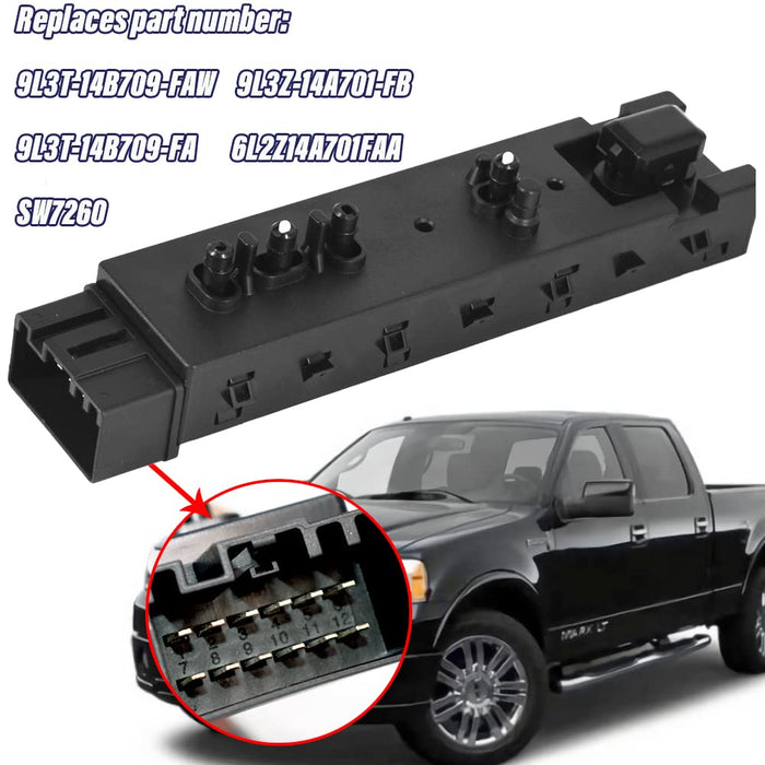 Interruptor eléctrico de asiento de 10 vías delantero izquierdo - Quierox - Tienda Online