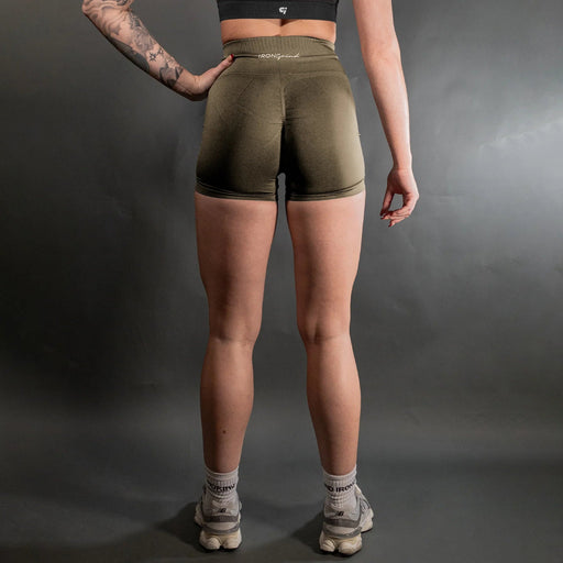 Iron Grind Pantalones cortos sin costuras Reborn Contour Verde salvia - Quierox - Tienda Online