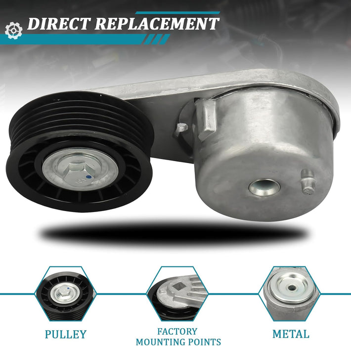 IRONTEK 38137 Conjunto de polea tensora de correa para Ford Explorer 2000-2010 - Quierox - Tienda Online