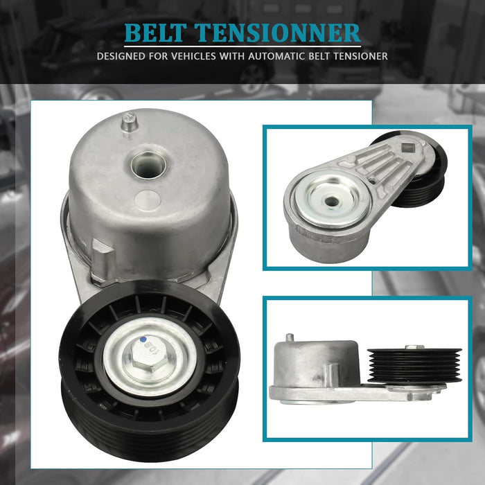 IRONTEK 38137 Conjunto de polea tensora de correa para Ford Explorer 2000-2010 - Quierox - Tienda Online