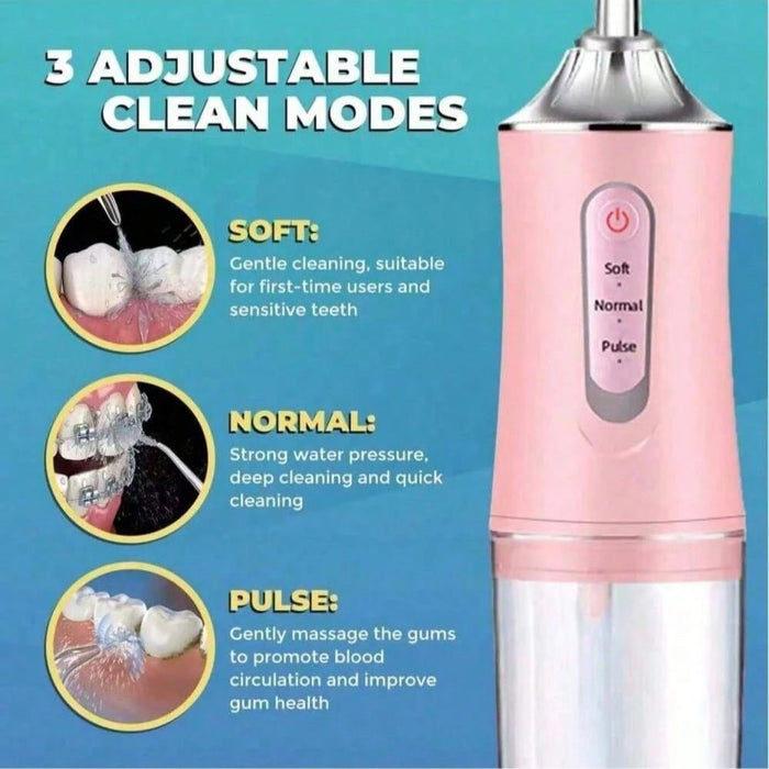 Irrigador bucal eléctrico (con proceso de pintura y galvanoplastia) - Quierox - Tienda Online