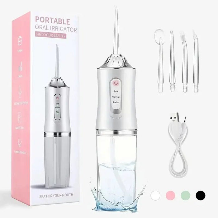 Irrigador bucal eléctrico inteligente con control de presión, Limpieza profunda de dientes - Quierox - Tienda Online