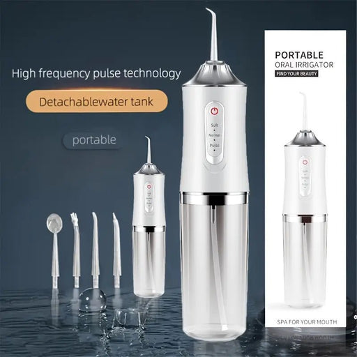 Irrigador bucal eléctrico inteligente con control de presión, Limpieza profunda de dientes - Quierox - Tienda Online