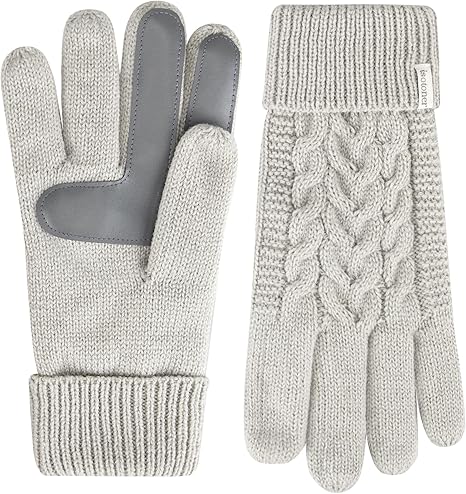 Isotoner Guantes de punto trenzado Sherpasoft para mujer - Quierox - Tienda Online